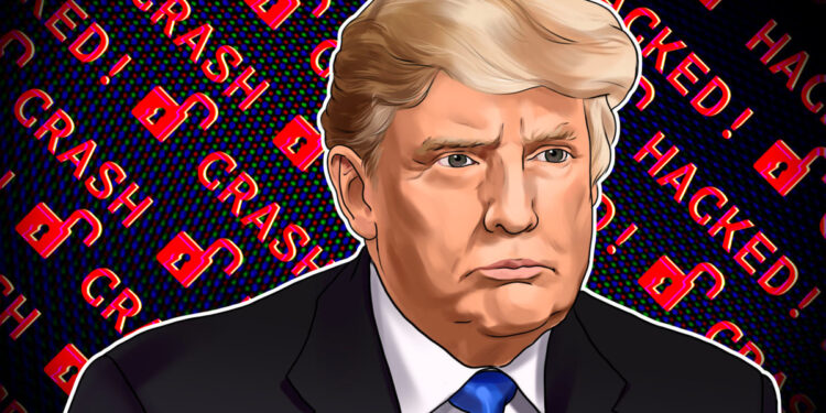 Krypto-Betrüger verunstalten Trump-Kampagnenwebseite kurz vor US-Wahl
