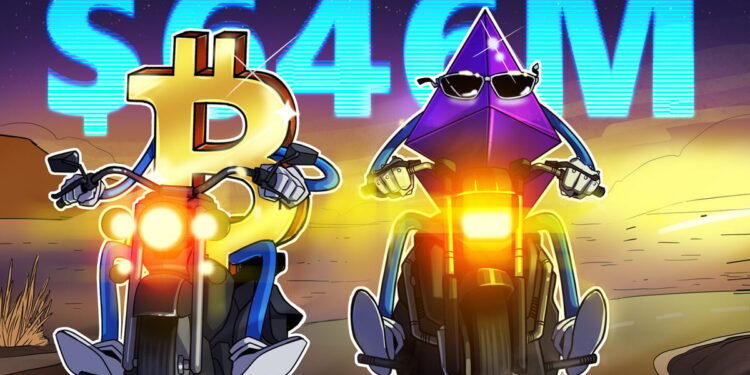 ETFs von Bitcoin und Ethereum spielen zum Jahresbeginn 646 Mio. Dollar ein