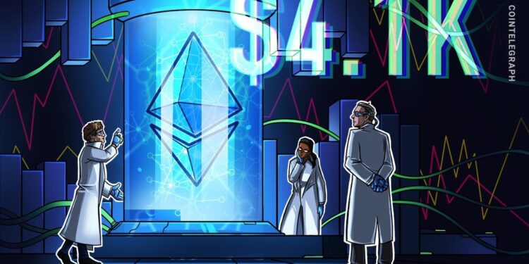 Ethereum-Kurs nimmt 4.100 US-Dollar ins Visier – Kommt erst der Abschwung?