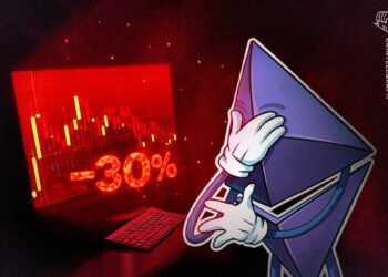 Ethereum mit Kursverlust von 30 Prozent trauriger Spitzenreiter