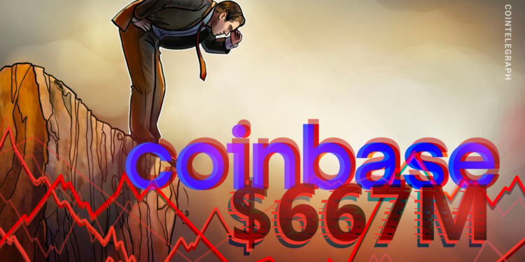 Coinbase verzeichnet 667 Mio. US-Dollar Verlust im vierten Quartal