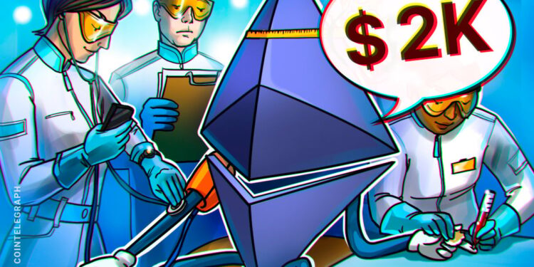 Ethereum-Kurs erobert 2.000 Dollar zurück, Volatilität treibt Aufschwung an