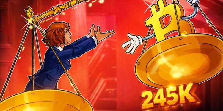 Bitcoin-Besitzer verkaufen 245.000 Bitcoin (BTC): Weiterer Rückgang?